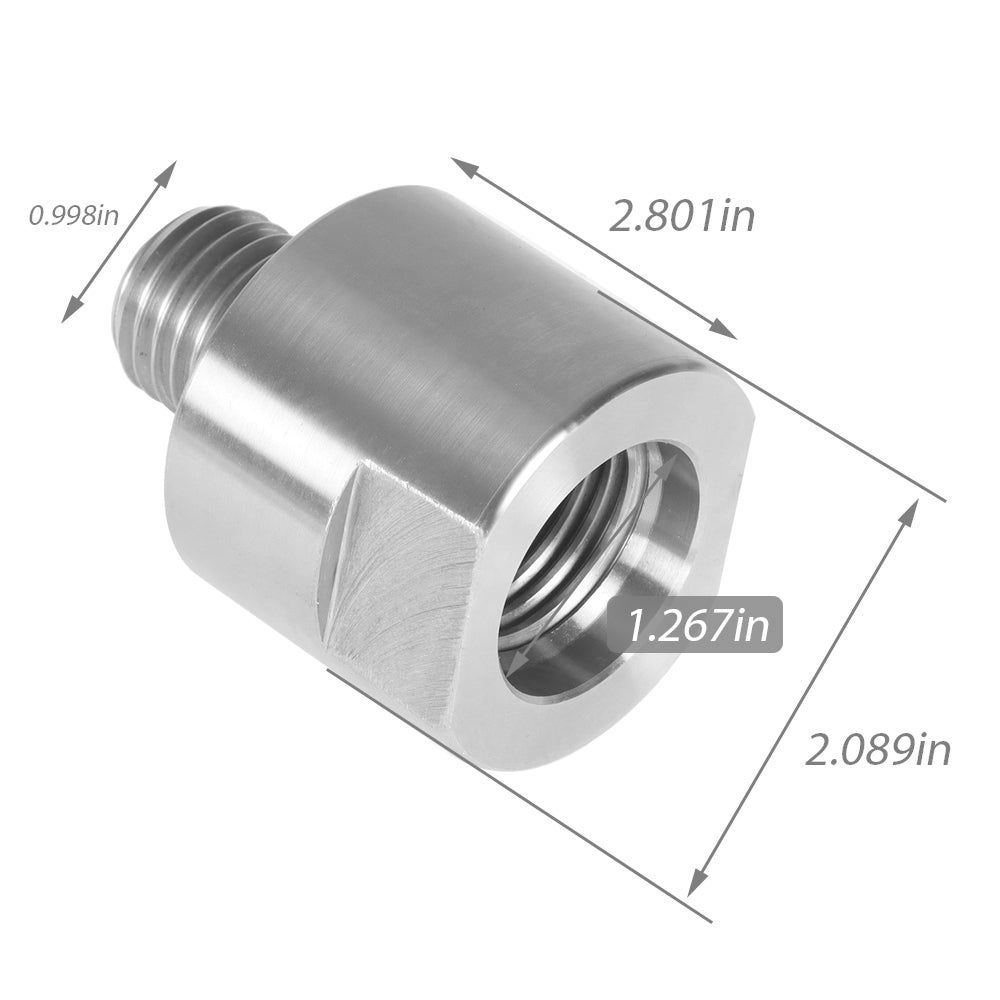 findmall Lathe Headstock Spindle Adapter Converts 1-1/4 Inch x 8TPI to 1 Inch x 8TPI for Woodworking Lathe FINDMALLPARTS