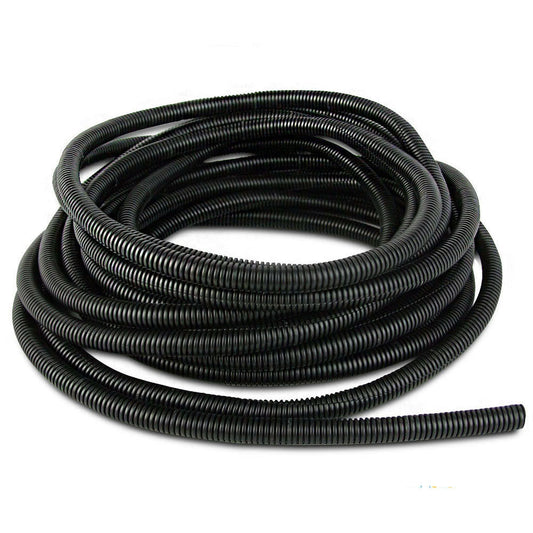 findmall Polyethylene Flex Cable Wire Loom Conduit Corrugated Black(32ft-3/4") FINDMALLPARTS