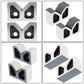 findmall  V-Block Set Cast Iron 5 X 2-1/2 X 3-1/8 Inch FINDMALLPARTS