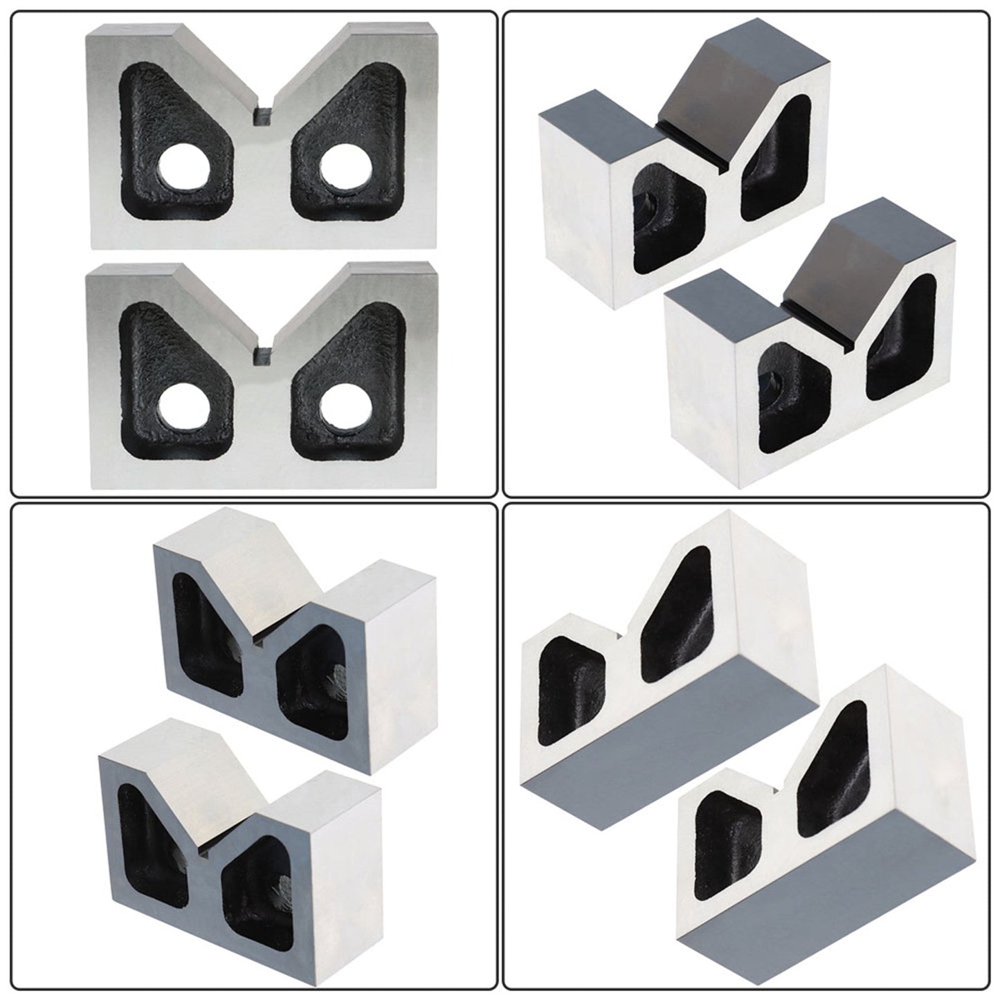 findmall  V-Block Set Cast Iron 5 X 2-1/2 X 3-1/8 Inch FINDMALLPARTS